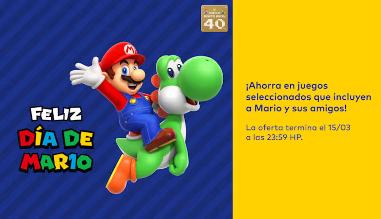 Nintendo celebra el Día de Mario con ofertas en varios juegos de Switch y Switch 2